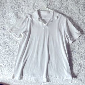 Worn Once Large White George Collared Shirt